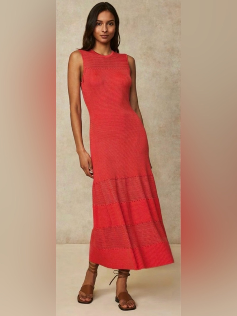 Pearl By Lela Rose Knit Pink Dress Size XS